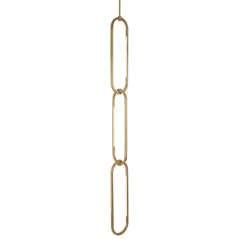 Ovalo Chain Single LED Pendant