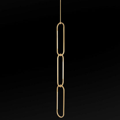 Ovalo Chain Single LED Pendant