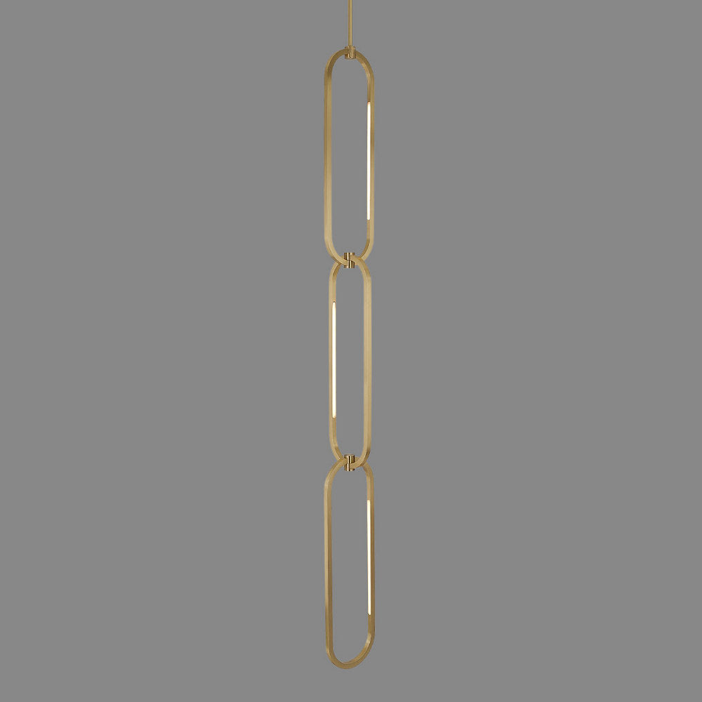 Ovalo Chain Single LED Pendant