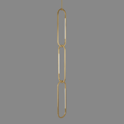 Ovalo Chain Single LED Pendant