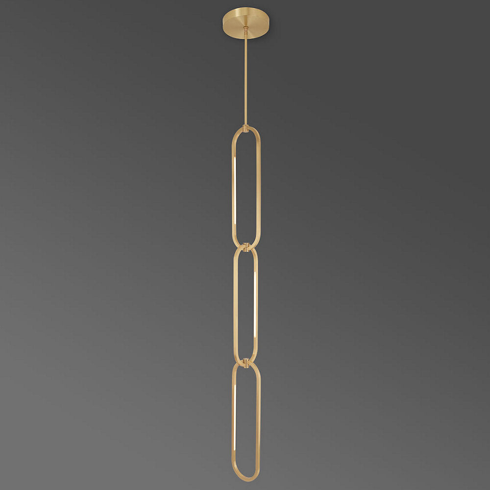 Ovalo Chain Single LED Pendant