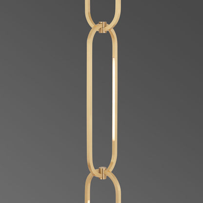 Ovalo Chain Single LED Pendant