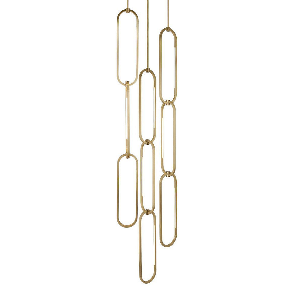 Ovalo Chain Cluster LED Pendant