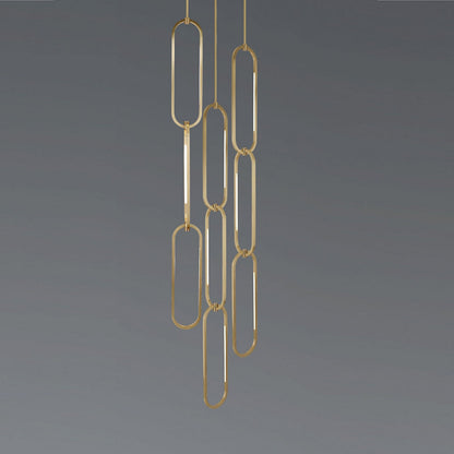 Ovalo Chain Cluster LED Pendant