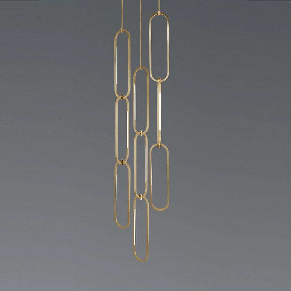 Ovalo Chain Cluster LED Pendant