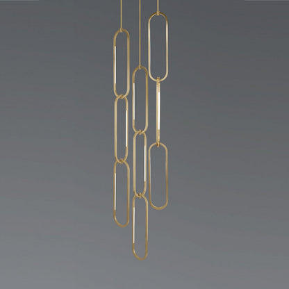 Ovalo Chain Cluster LED Pendant