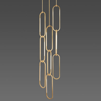 Ovalo Chain Cluster LED Pendant