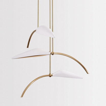 Spire LED Leaf Pendant
