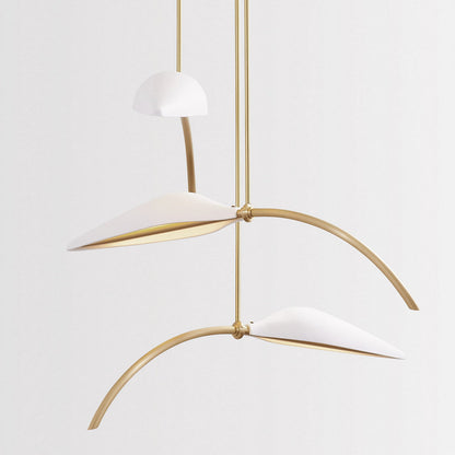 Spire LED Leaf Pendant