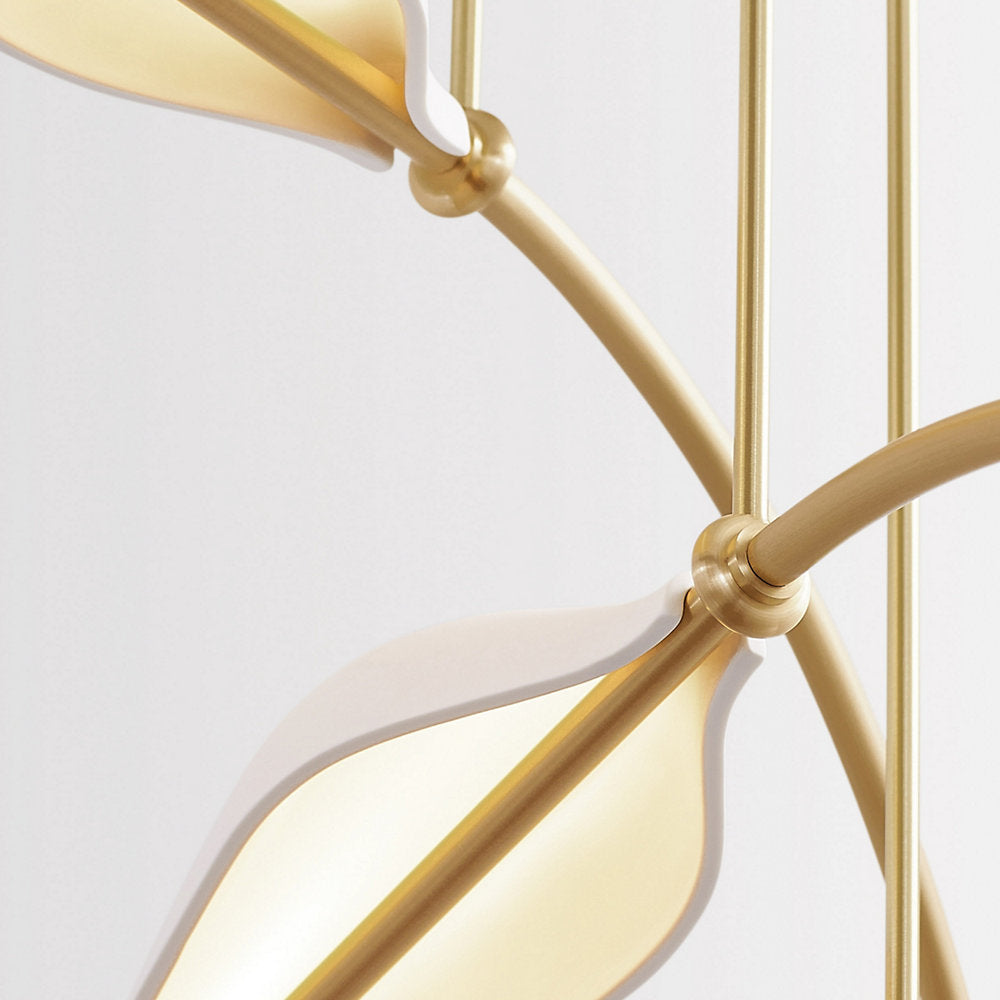 Spire LED Leaf Pendant