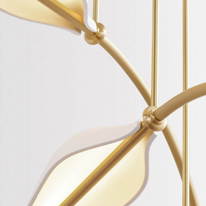 Spire LED Leaf Pendant