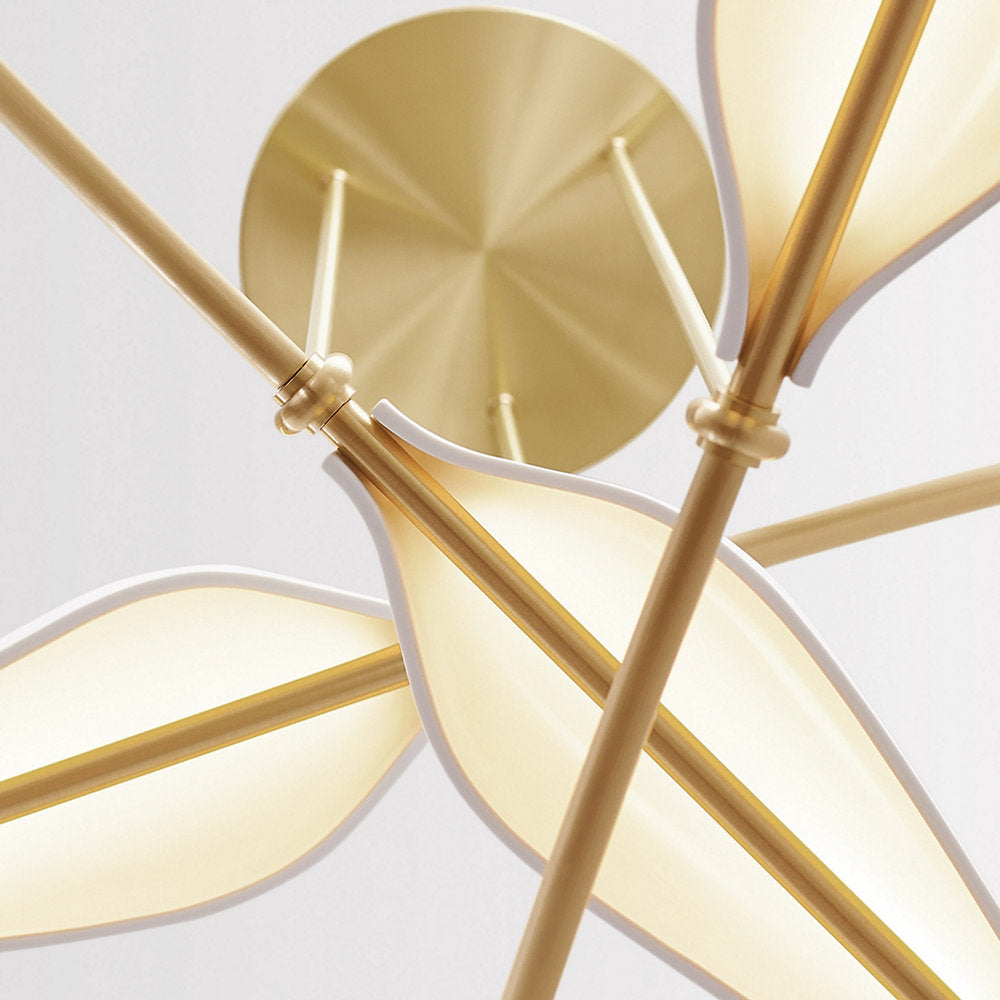 Spire LED Leaf Pendant