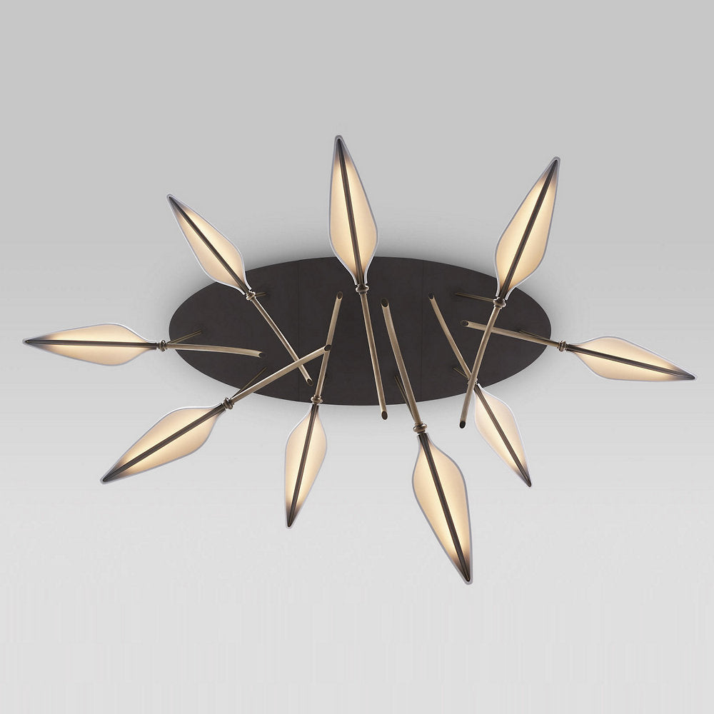 Spire Leaf LED Multi-Light Pendant