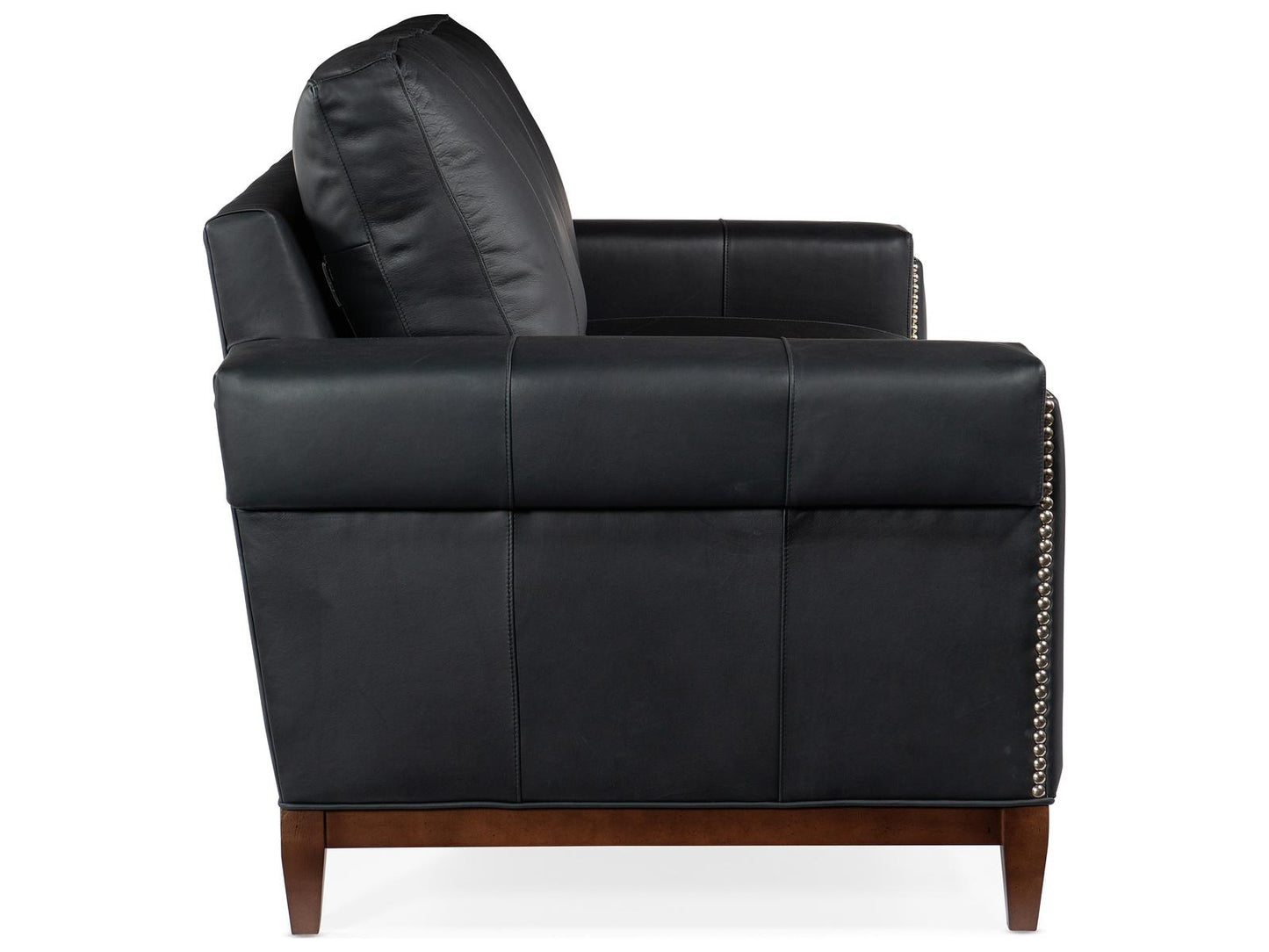 Noah Studio 2-Seat Stationary Leather Sofa