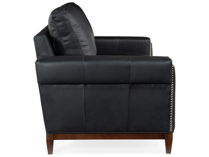 Noah Studio 2-Seat Stationary Leather Sofa