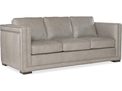 Ellary 3-Seat Upholstered Sofa with Track Arms and Nailhead Trim