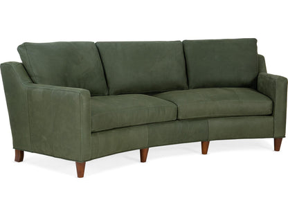 Melville Conversation Sofa 8-Way Hand Tied in Customizable Leather