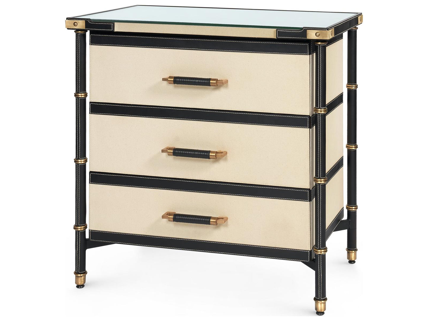 Rectangular Glass End Table