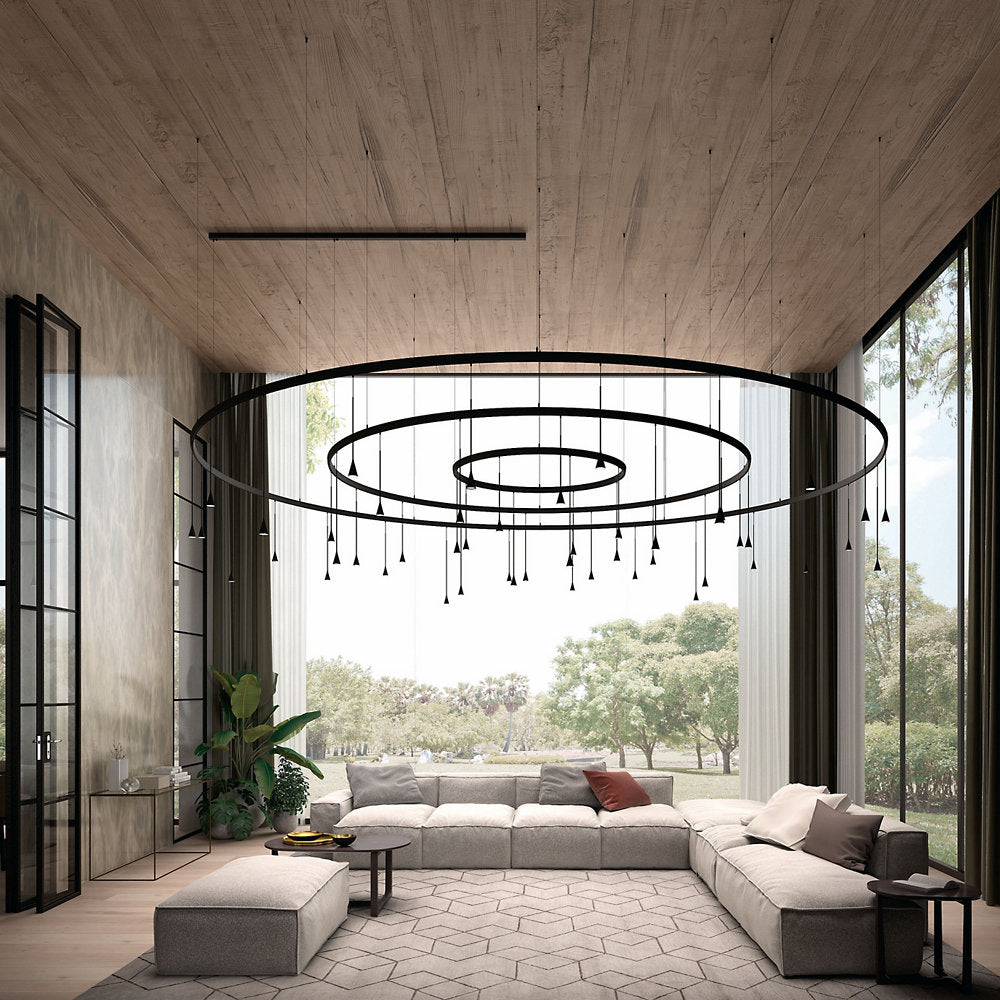 Skybell Concentric Circle LED Pendant