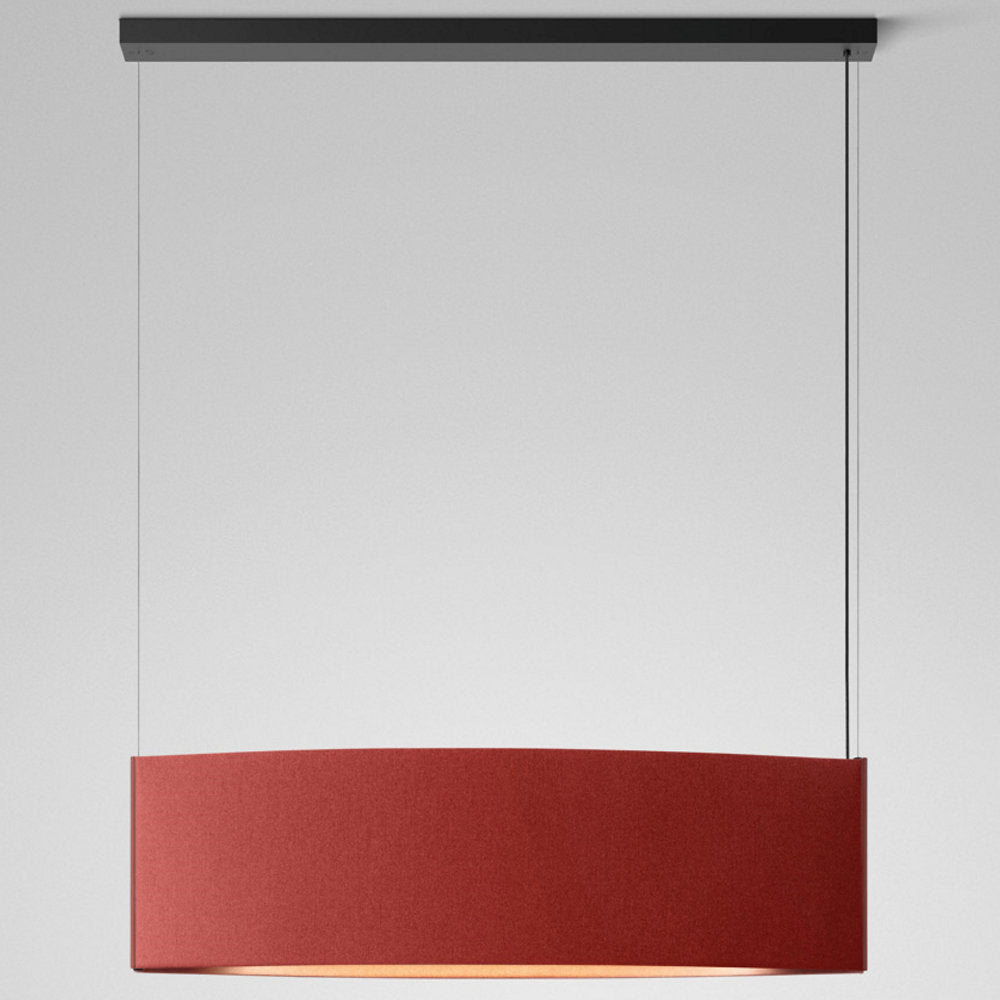 Noren LED Horizontal Rectangular Pendant