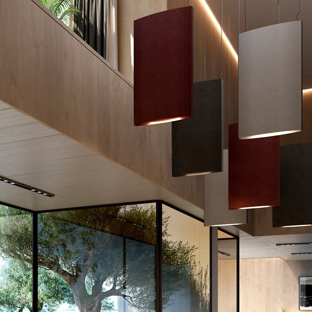 Noren LED Vertical Rectangular Pendant