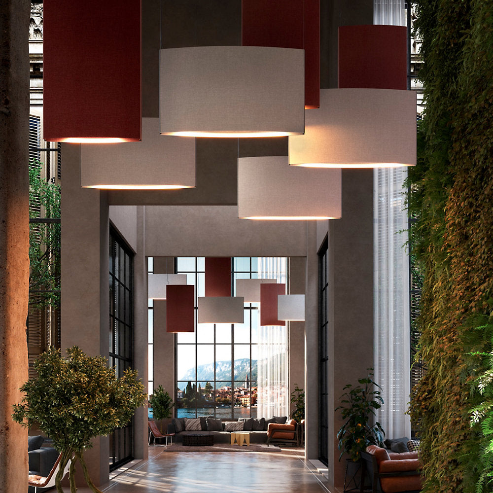 Noren LED Vertical Rectangular Pendant