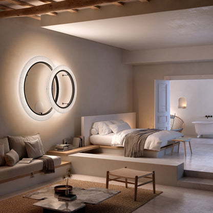 Roda LED Semi-Flushmount/ Wall Sconce