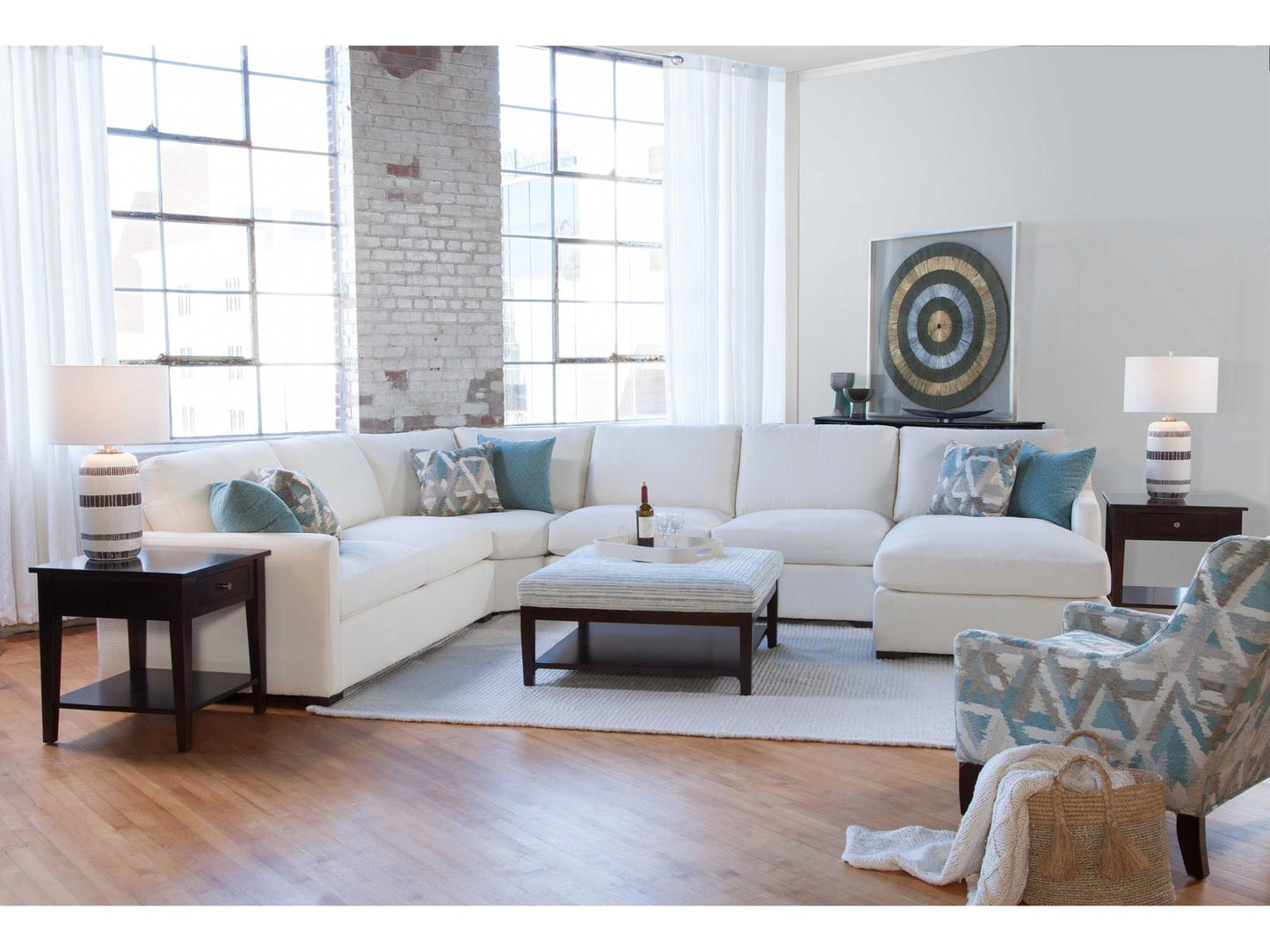 Bel-Air 5-Piece Upholstered Sectional Sofa