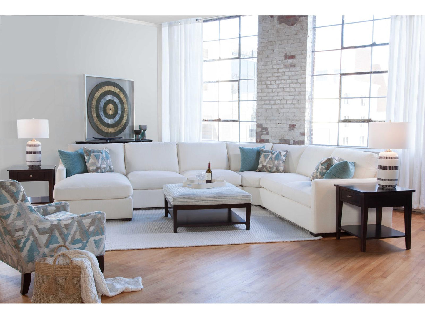 Bel-Air 5-Piece Upholstered Sectional Sofa