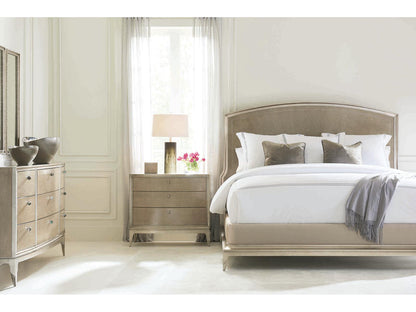 Made To Shine Nine Drawer Dresser in Moonlit Sand and Soft Silver Leaf