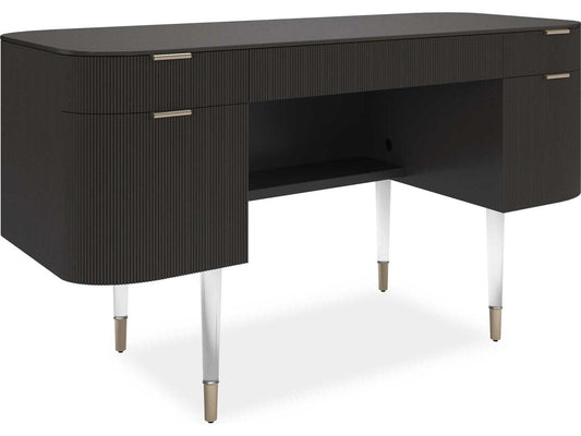 Classic Lady Love Rectangular Wood Console Table