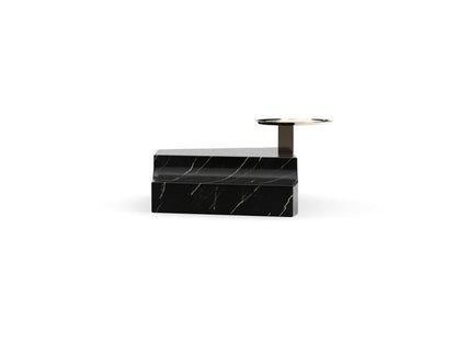Overlap Round Stone End Table