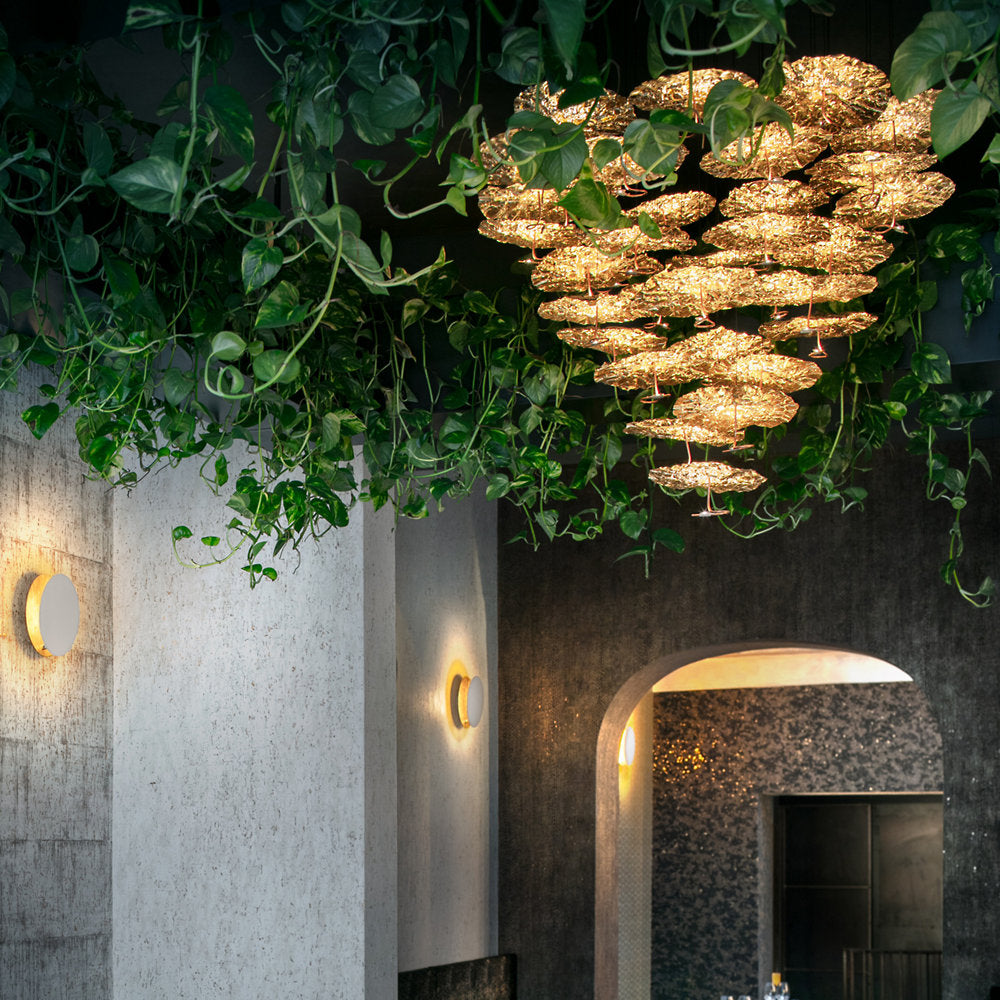 Gold Moon LED Chandelier