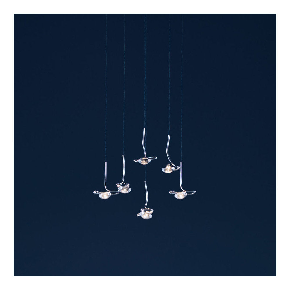 Jackie O LED Square Multi-Light Pendant