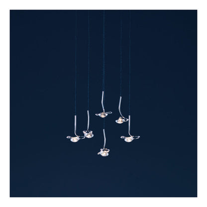 Jackie O LED Square Multi-Light Pendant