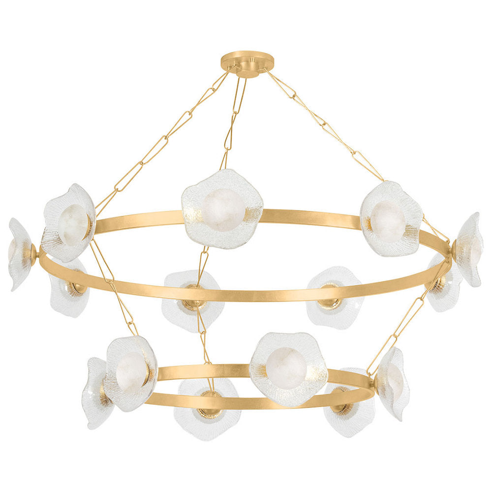 Almandine LED 2-Tier Chandelier