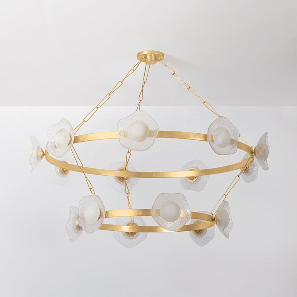 Almandine LED 2-Tier Chandelier