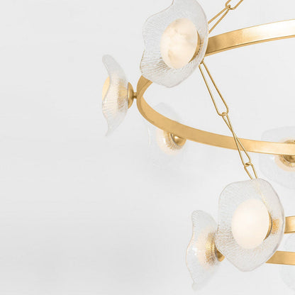 Almandine LED 2-Tier Chandelier