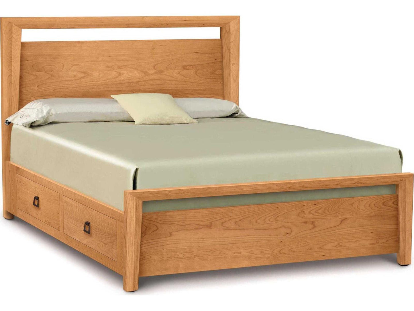 Mansfield Brown Solid Wood California King Platform Bed