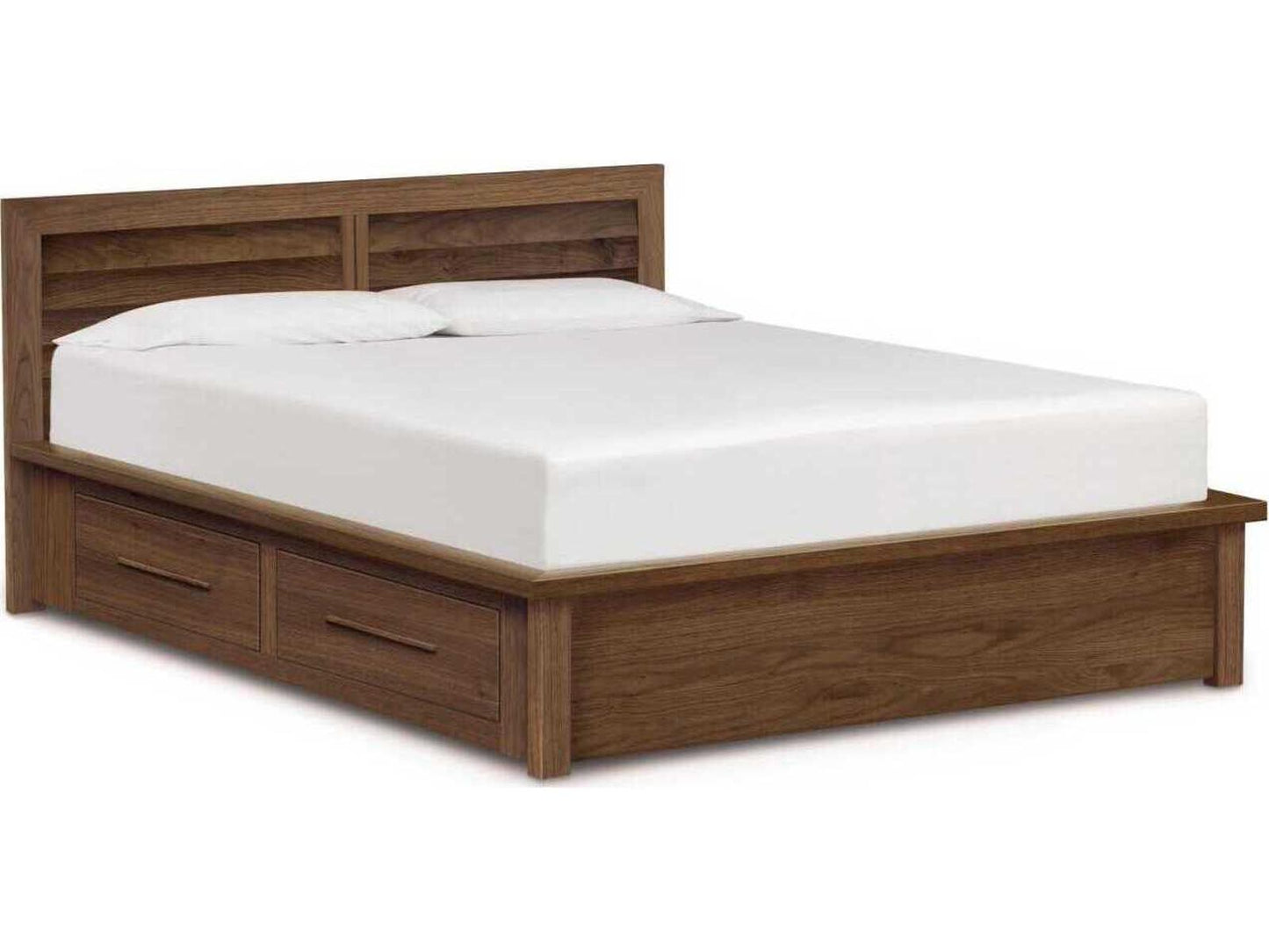Moduluxe Brown Solid Wood King Platform Bed