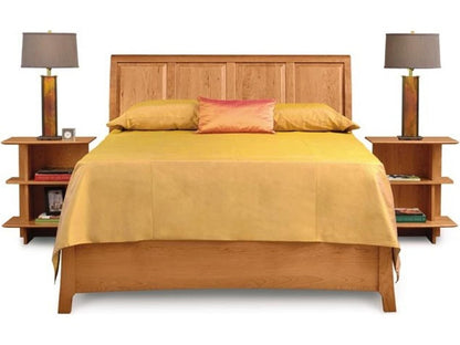 Sarah California King Sleigh Bed in Smoke Cherry Finish