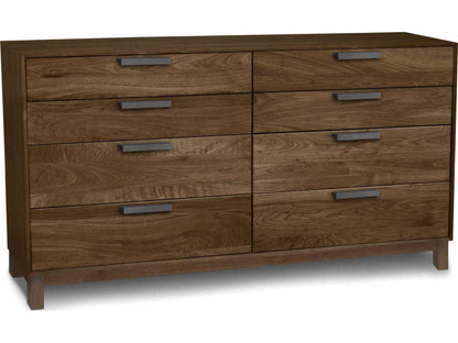 Savoy 8-Drawer Double Dresser in Natural Walnut