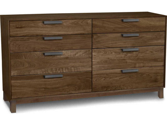 Savoy 8-Drawer Double Dresser in Natural Walnut