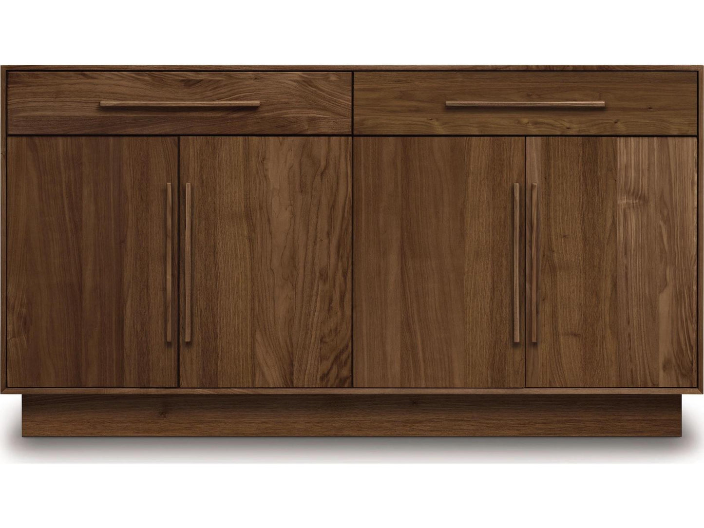 Moduluxe 2-Drawer 4-Door Dresser in Solid Walnut or Cherry