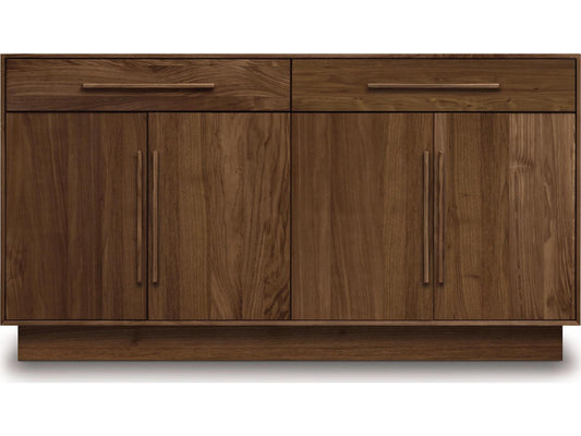 Moduluxe 2-Drawer 4-Door Dresser in Solid Walnut or Cherry