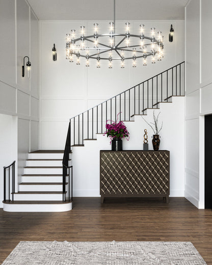 Revolve 42 Light Chandelier