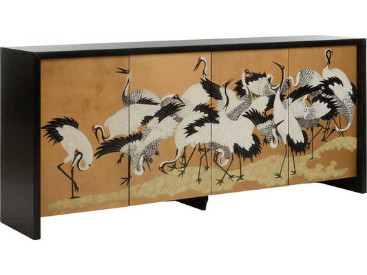 Crane 86 Black Sideboard,"<div class="flex flex-col max-w-1/4">
<span class="w-full text-base font-semibold mb-2">Weight &amp; Dimensions</span><div class="flex flex-col gap-y-1"><div class="w-full flex text-sm">
<span class="font-bold">Dimensions:</span>