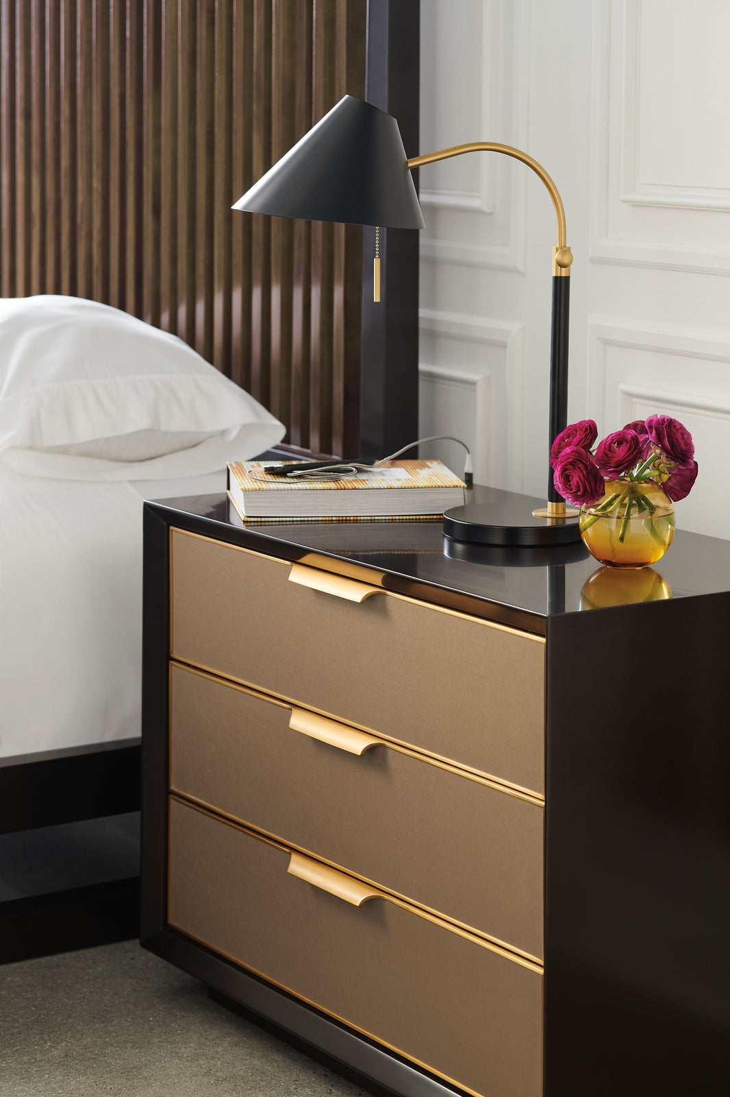 Caracole Classic Pinstripe Bed