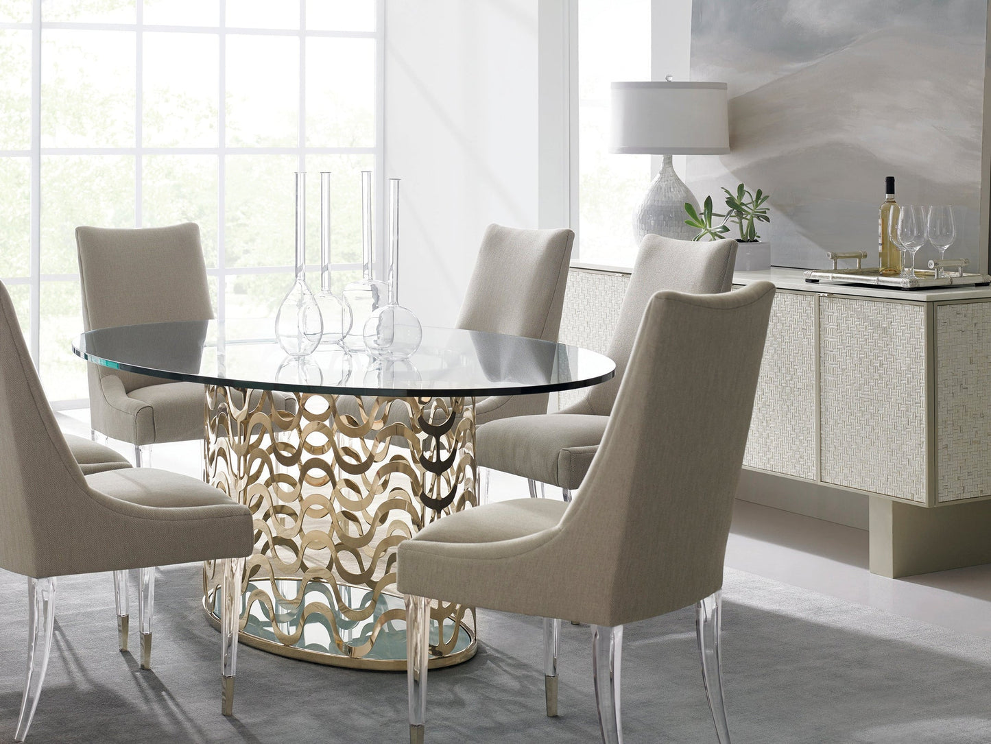 Caracole Bomb-Shell Sideboard
