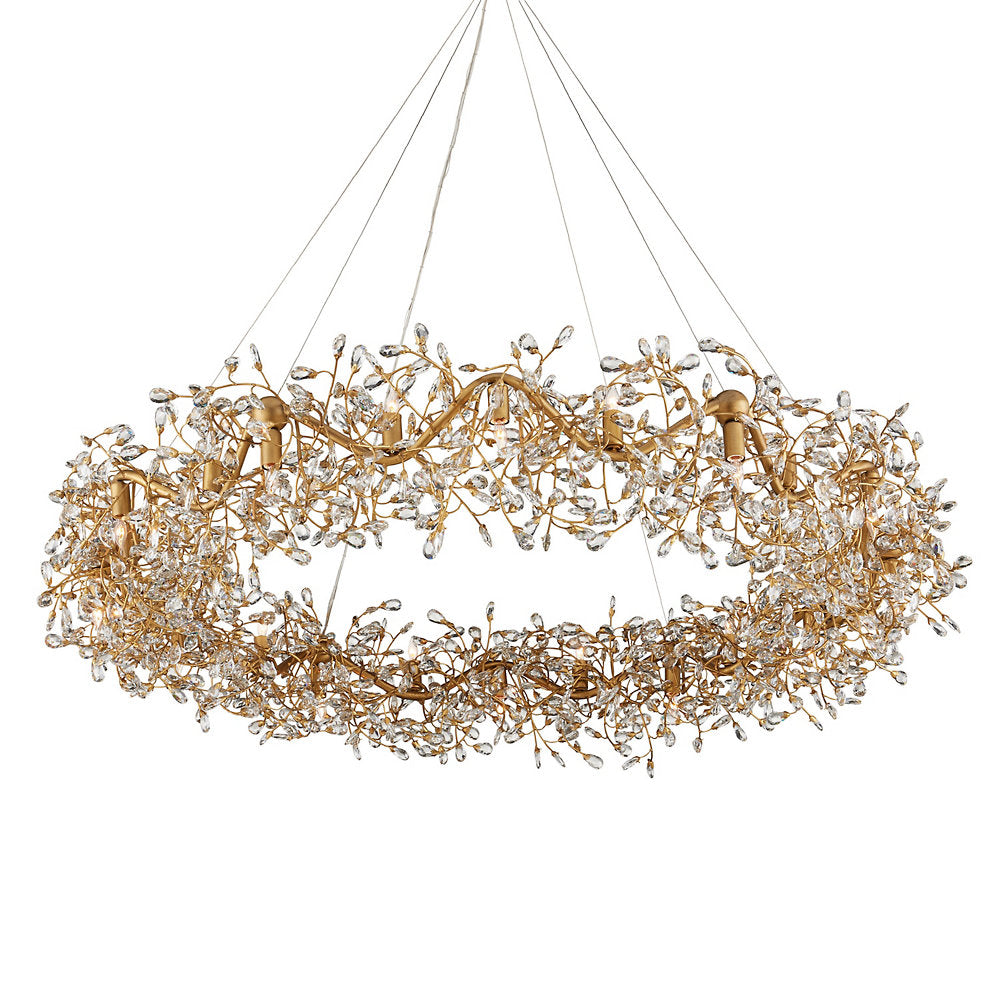 Crystal Bud Chandelier